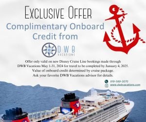 DWB Vacations offer