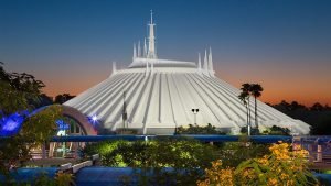 Space Mountain in Disney World Orlando Florida