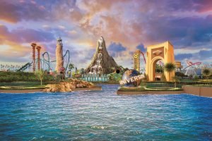 Universal Orlando Resort Destination Illustration