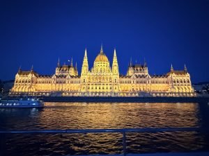 View cruising down the Danube
